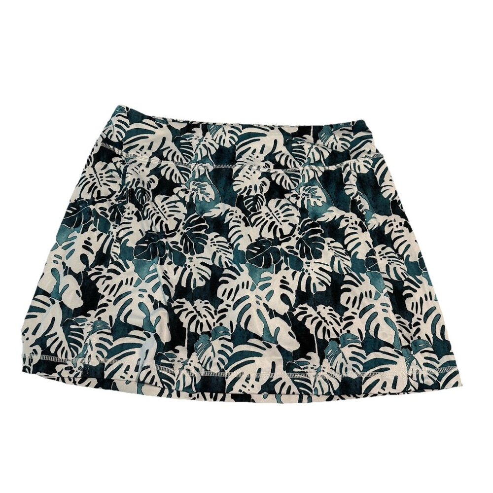 J Jill Ladies Sz M Petite Tennis Golf pickleball skort Stretch pull on Pocket